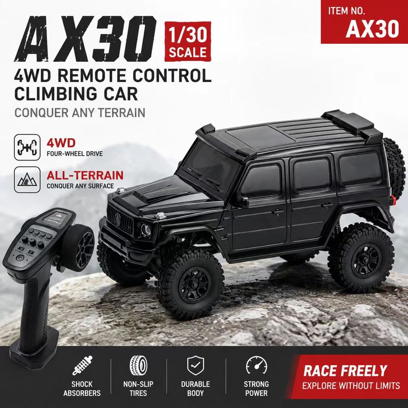 Rc Hobby Toucan - AX30 1:30 RC-Auto im Maßstab, Mini-Offroad-Kletterfahrzeug,