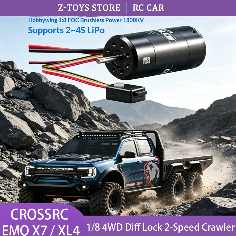 CROSSRC EMO X7 XL4 1/8 RC Craw – Rc Hobby Grade Truck Bewertung und Preis