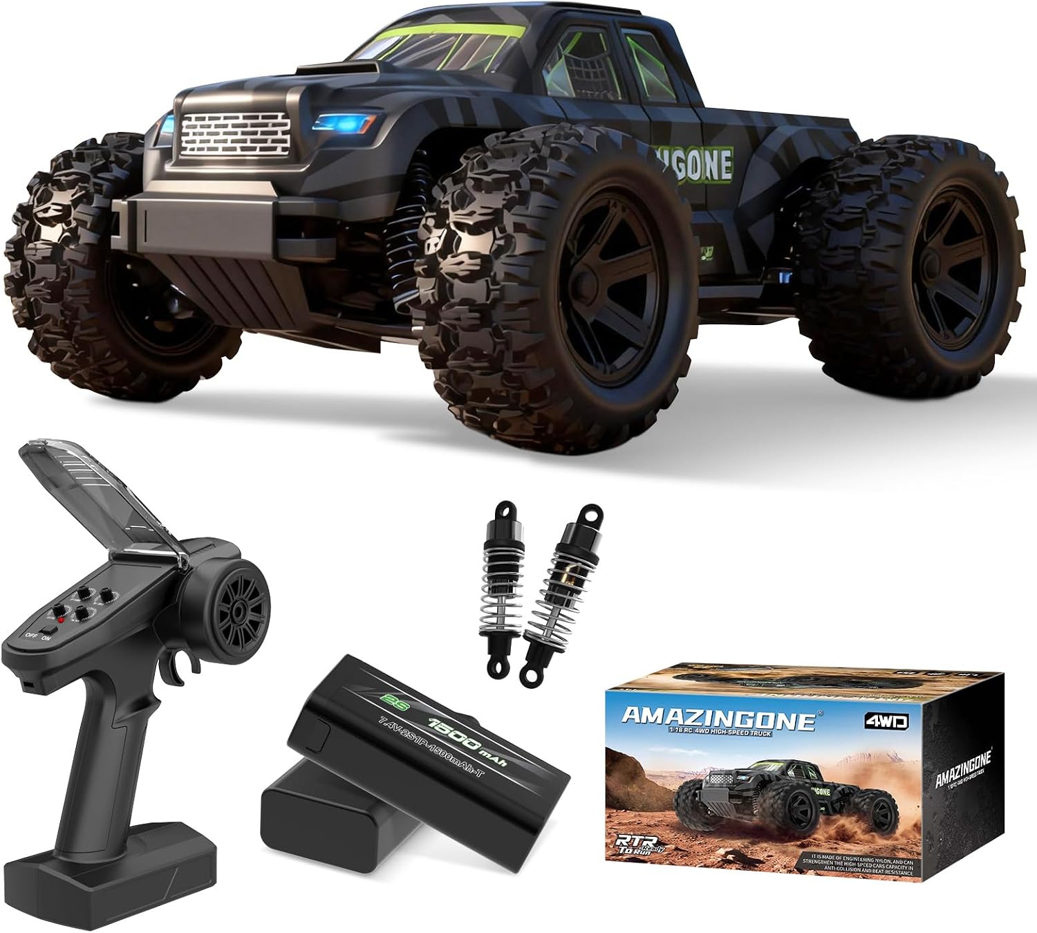 JT18W 1/18 Maßstab Hochgeschwi – Rc Hobby Grade Monster Truck Bewertung und Preis